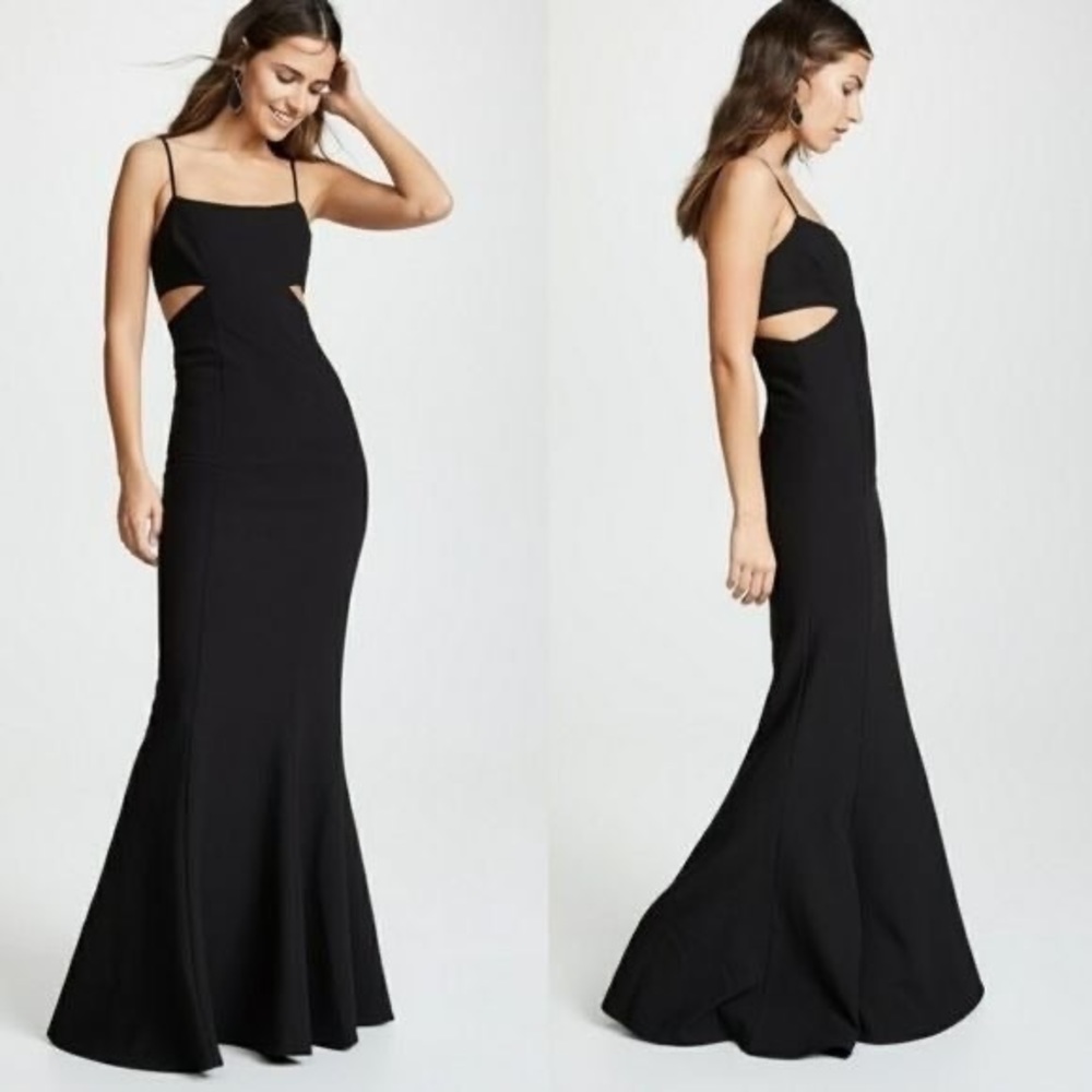 NWT LIKELY Tamarelli Side Cutout Gown